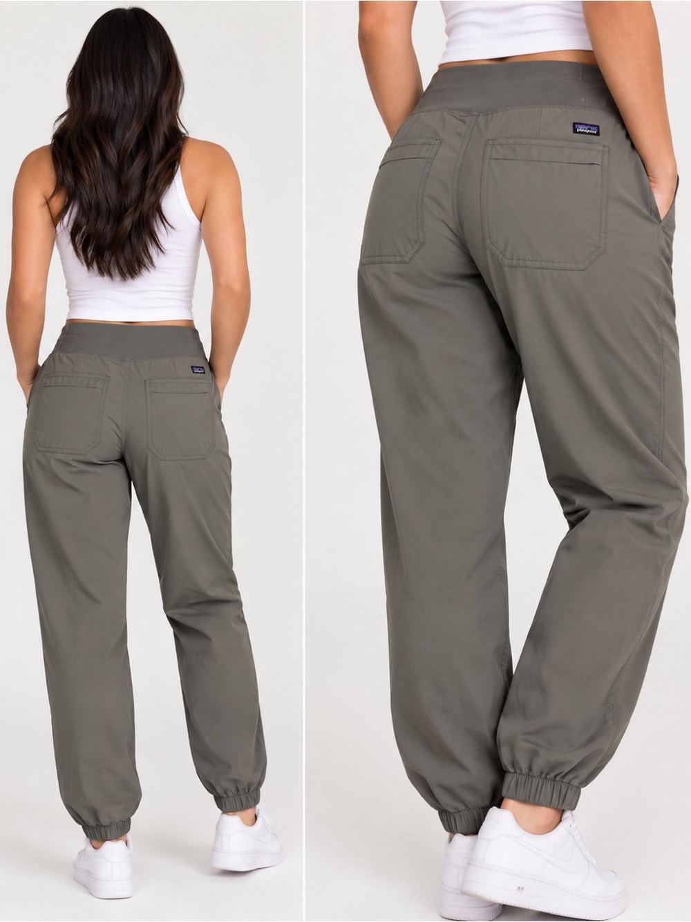 Patagonia Olive Elastic-Waist Jogger Pants Sz s